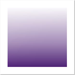 preppy chic minimalist egant abstract lilac purple ombre Posters and Art